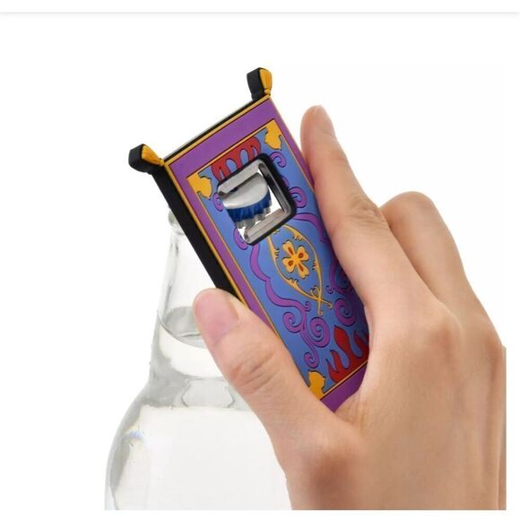 Tokyo Disney Store Aladdin Magic Carpet Bottle Opener NEW Flying Carpet - Picture 4 of 4
